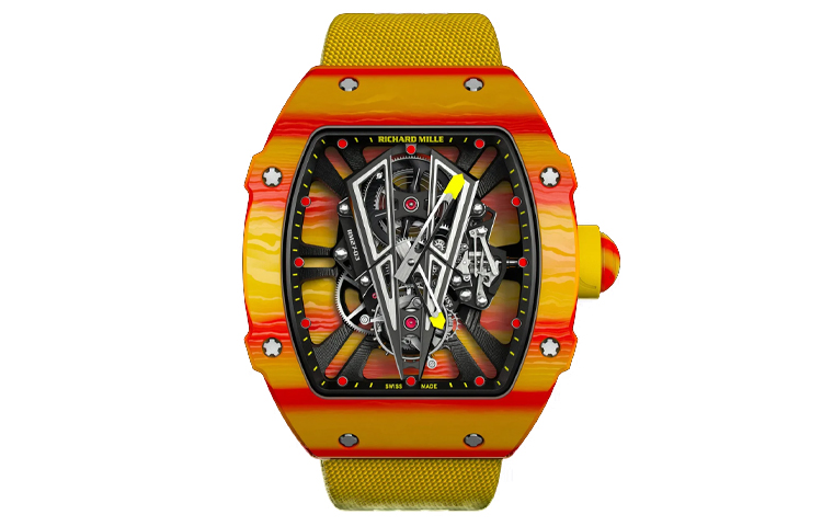 RICHARD MILLE Richard Mille Men's Series Manual Mechanical Movement Men's Watch Richard Mille Limited Edition Swiss Watch 47.7*40.3mm Skeleton Dial RM 27-03