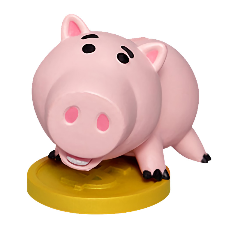 Beast Kingdom Disney Pixar Toy Story 4 Ham Pig and Gold Coin Three-Eyed Boy Huglong Scale Figure