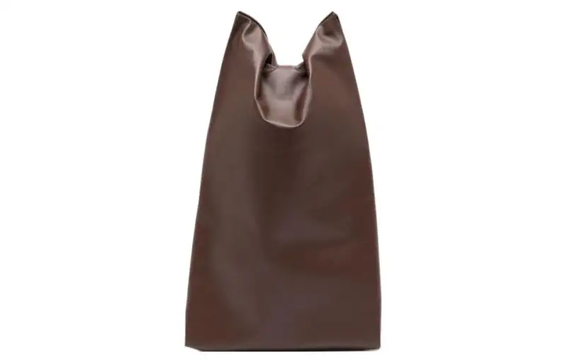 THE ROW Nubuck Clutch Small Women's Brown