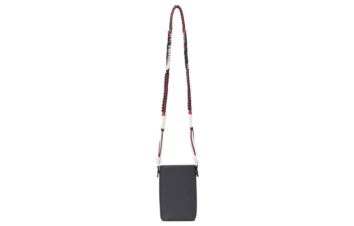 Loro Piana Logo Calfskin Crossbody Bags Mini Women's Black