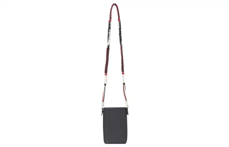Loro Piana Logo Calfskin Crossbody Bags Mini Women's Black