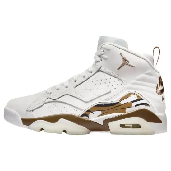 Jordan MVP Vintage Basketball Shoes Men High-top Light Khaki