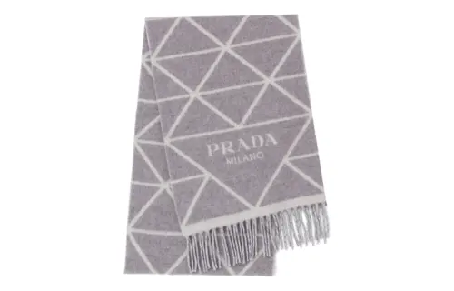 PRADA Knit Scarves Women's Purple