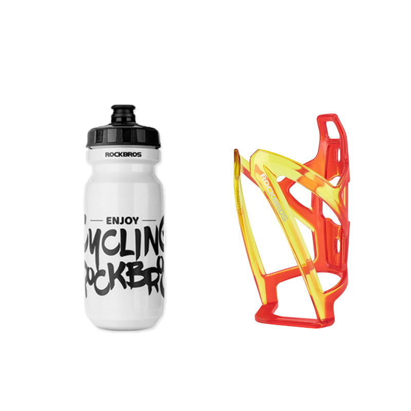ROCKBROS Outdoor Water Equipment Outdoor Water Bottle 600ML Cycling PP5 Bottle Body, Silicone Bottle Nozzle