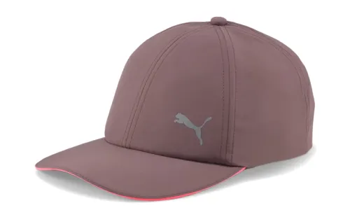 PUMA Cotton Baseball Caps Unisex Gray Plum