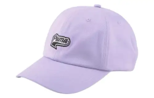 PUMA Cotton Baseball Caps Unisex Purple