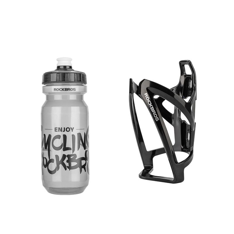 ROCKBROS Outdoor Water Equipment Outdoor Water Bottle 600ML Cycling PP5 Bottle Body, Silicone Bottle Nozzle