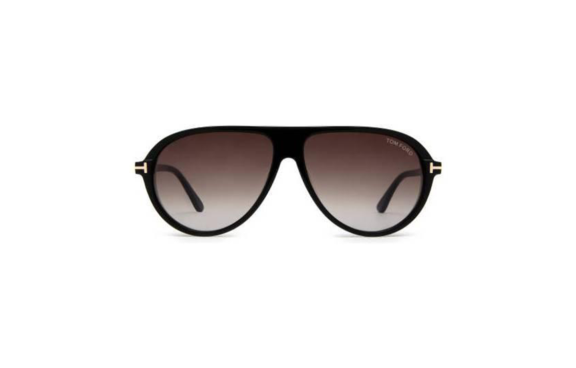Мужские очки солнцезащитные TOM FORD (черные) — фото 4