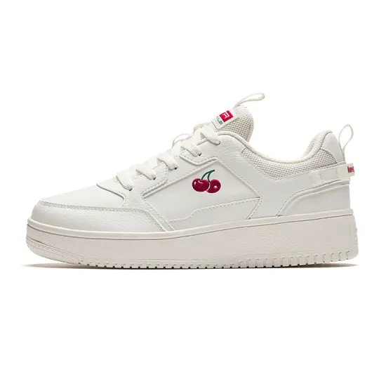 ANTA Life Collection Skateboard Shoes Women's Low-Top White