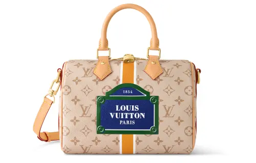 LOUIS VUITTON Speedy Bandouliere 25 Beige/Ocher