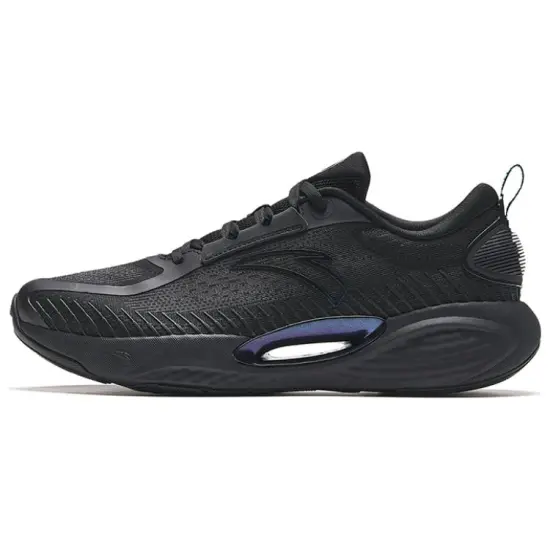ANTA Shu Bomb Running Shoes Men Low-Top Black