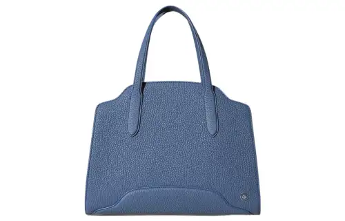 Loro Piana Sesia Cow Leather Crossbody Handbag Medium Women's Blue