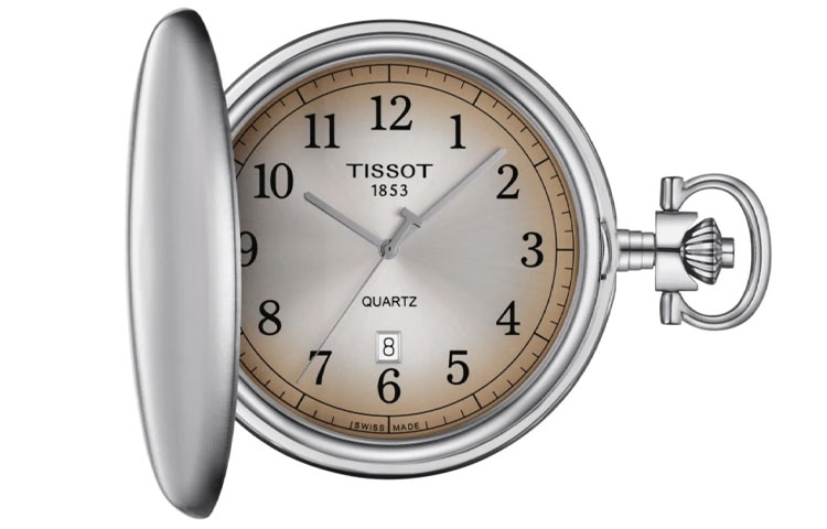 Мужские карманные часы TISSOT Pocket Watch (серебристые)