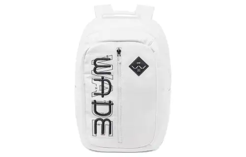 Li Ning Nylon Backpack Unisex White