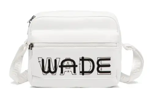 Li Ning Polyurethane Shoulder Bag, Crossbody Bag Regular Unisex White