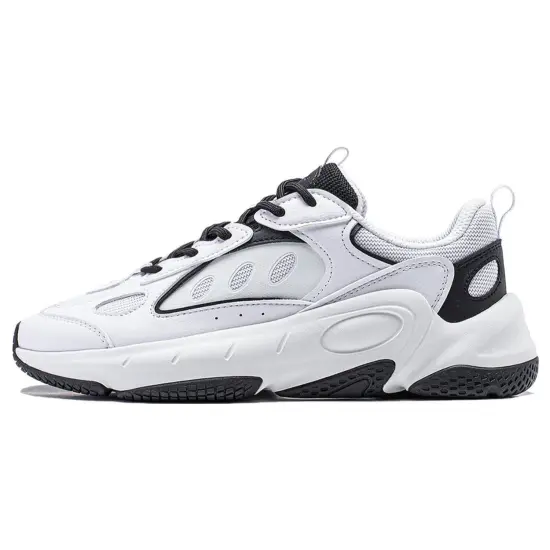 LINING Wing Wind Casual Shoes Women's Low-Top Black White