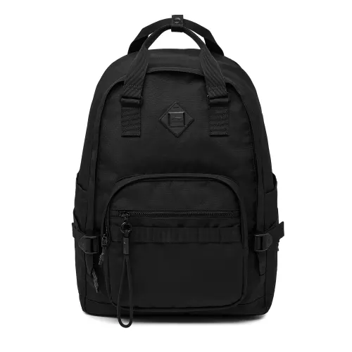Li Ning Sports Life Collection Polyester Backpack Regular Unisex Black