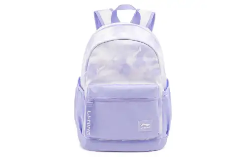 Li Ning Sports Life Collection Polyester Backpack Unisex Purple