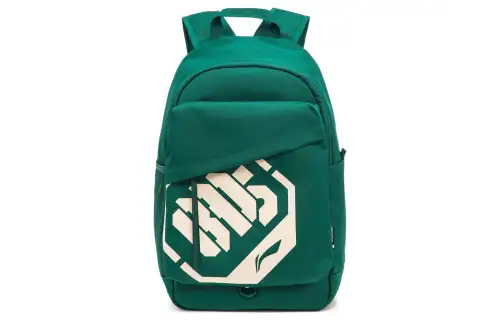 Li Ning Badfive Polyester Backpack Regular Unisex Vibrant Green & Dusty Khaki