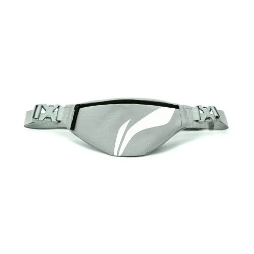 Li Ning Fitness Series Polyester Waist Bag Chest Bag Regular Unisex Gray Green