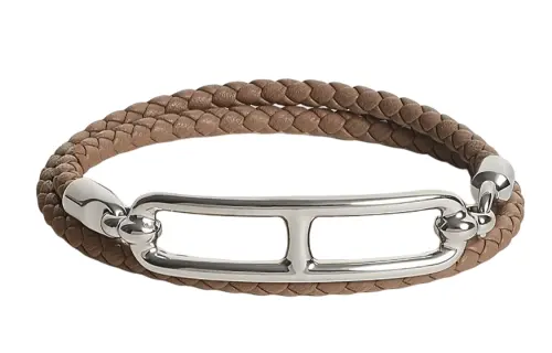 HERMES Roulis Calfskin Bracelets Unisex