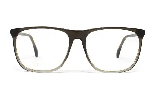 GUCCI Square Eyeglass Frames Men's Black