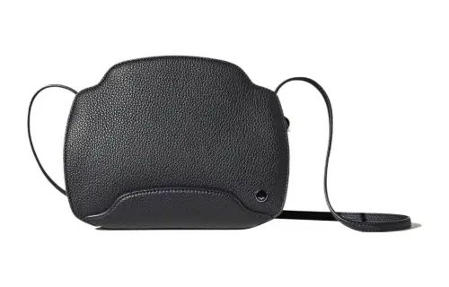 Loro Piana Sesia Calfskin Crossbody Bags Regular Women's Black
