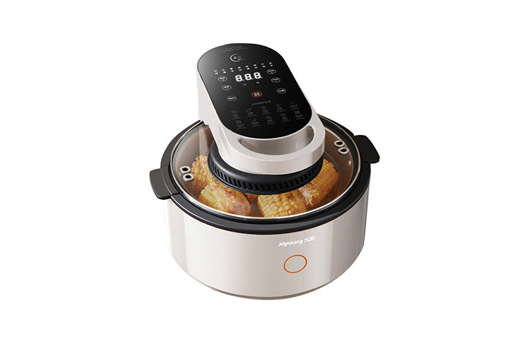 Joyoung Air Fryer 5.5L Space Technology Intelligent Oil-Free Frying Visual Large Capacity KL55-VF736-B