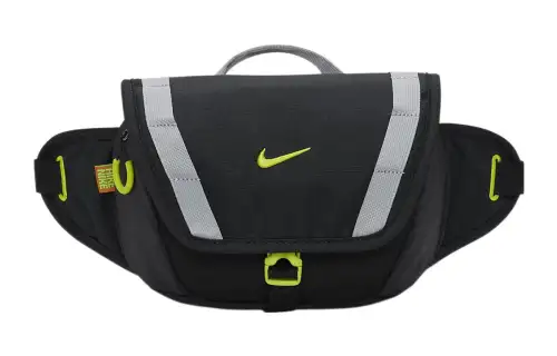 Nike Fabric One Shoulder Crossbody Fanny Pack Regular Unisex Black/Gray