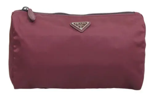 PRADA Nylon Storage Bag Makeup Bag Women's Red