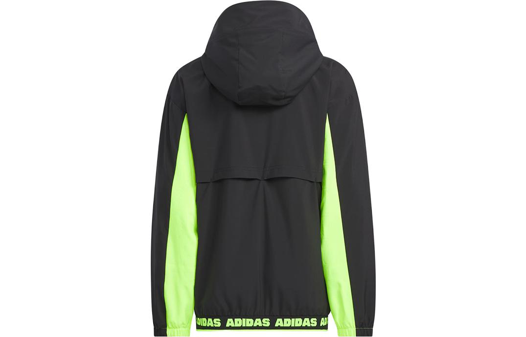 Детская куртка adidas Colorblock (черная) — фото 2