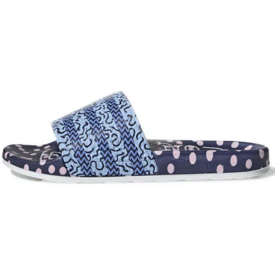Adidas Originals ADILETTE Series Flip-flops Women's Violet/Blue
