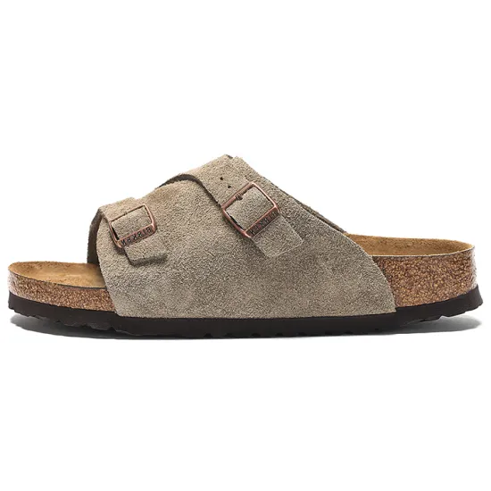 Birkenstock Zrich Soft Footbed Suede Leather 'Taupe'