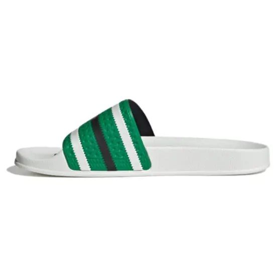 Adidas Adilette Slide Slippers Unisex Green White/Black
