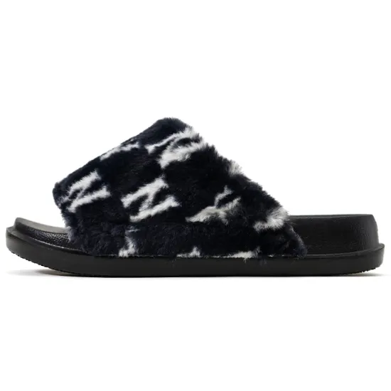 MLB Slipper Slide Slippers Unisex White Black