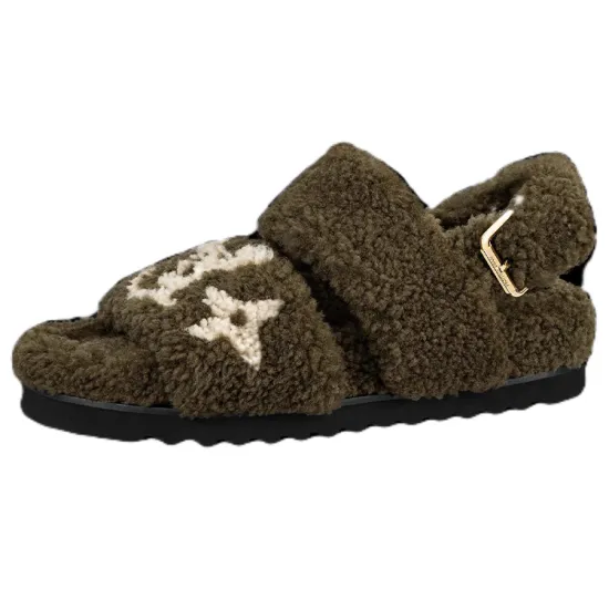 LOUIS VUITTON Paseo Comfort One-Strap Sandals Women's