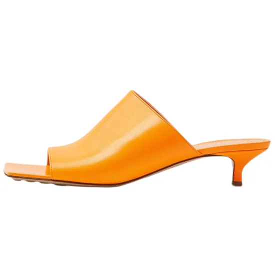 Bottega Veneta Stretch Slide Slippers Women's Yellow