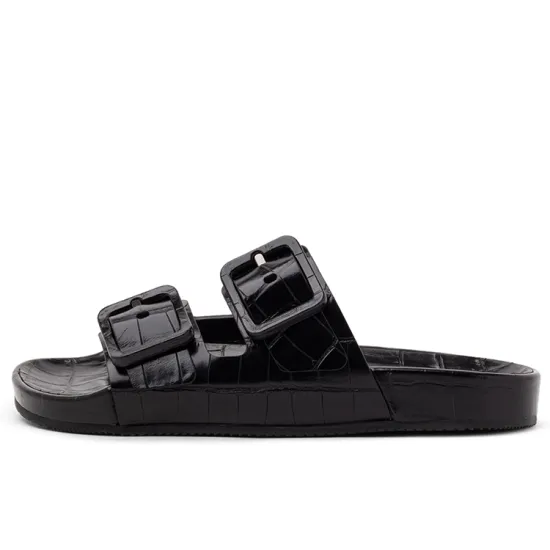 Balenciaga Mallorca Slide Slippers Women's Black