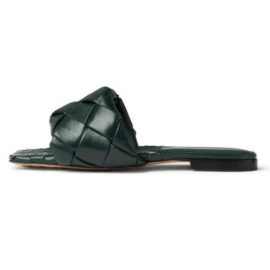 Bottega Veneta Lido Slide Slippers Women's Jasper