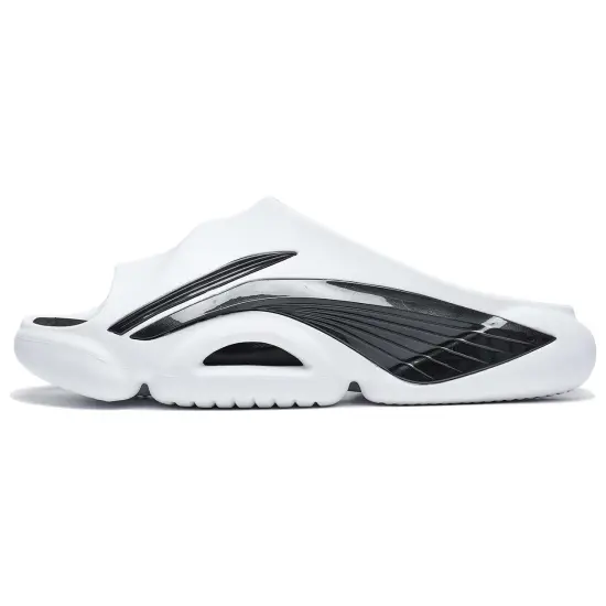 LINING BADFIVE Slide Slide Slippers Men White Black