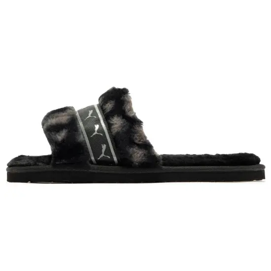 PUMA Fluff Remix Animal BX Flip-flops Women's Black/grey