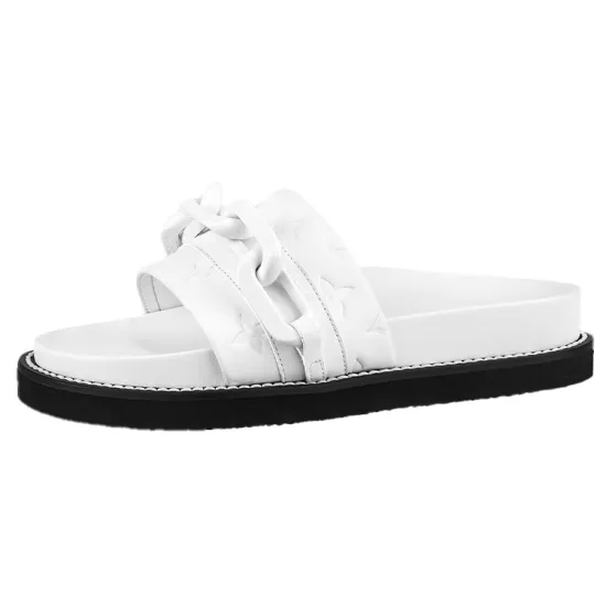 LOUIS VUITTON Sunset Flat Mules Women's