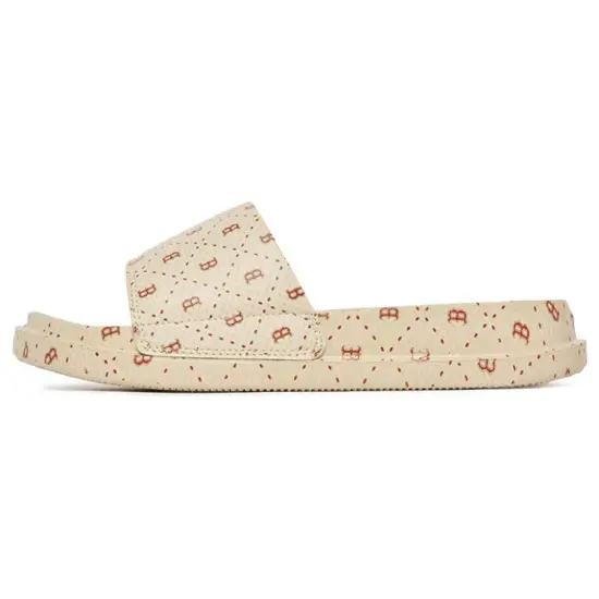 MLB Slipper Slide Slippers Unisex Beige Brown