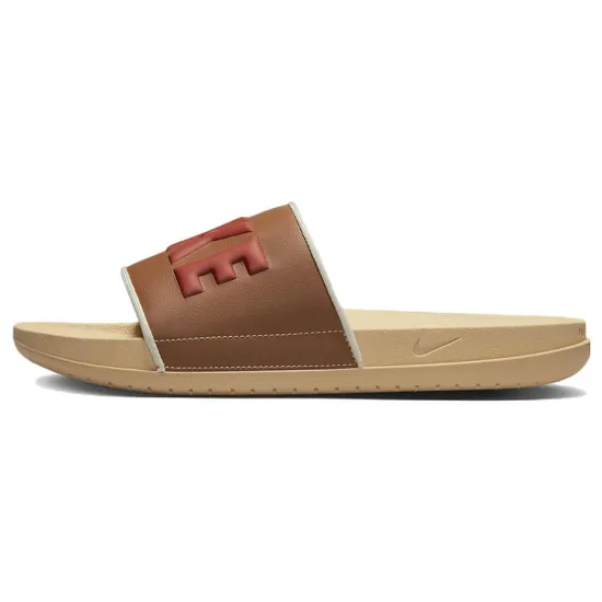 Nike Offcourt Flip-flops Men Sesame Brown/walnut Yellow