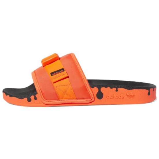 Adidas Women's Pouchylette Slides 'Paint Drip - Solar Red'
