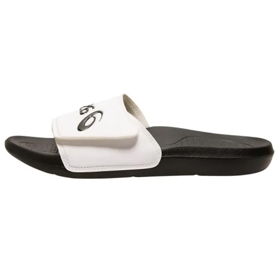 Asics Adjustable Slide Flip-flops Unisex White/Black