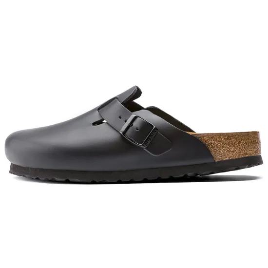 Birkenstock Boston Super Grip Leather Black