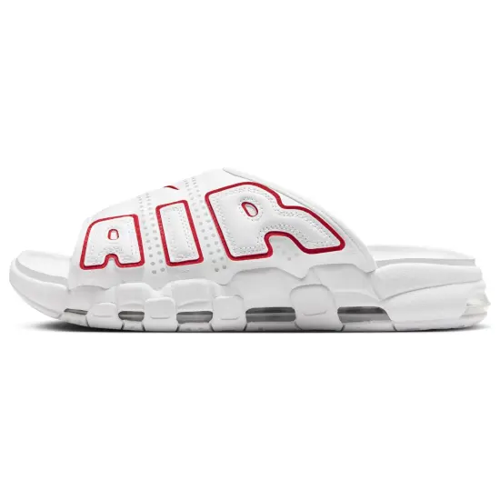 Nike Air More Uptempo Slide White University Red