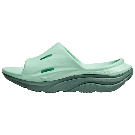 HOKA ONE ONE Ora Recovery Slide 3 'Mist Green Trellis'