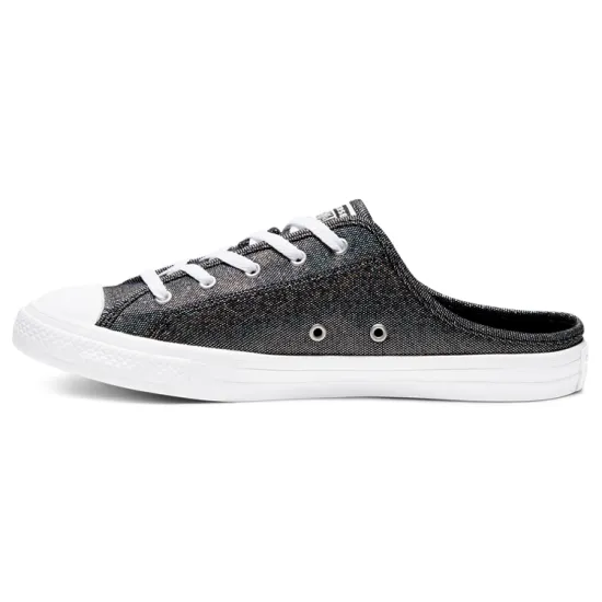 Converse Chuck Taylor All Star Dainty Mule Metal Black Pedal Casual Canvas Shoes Women's